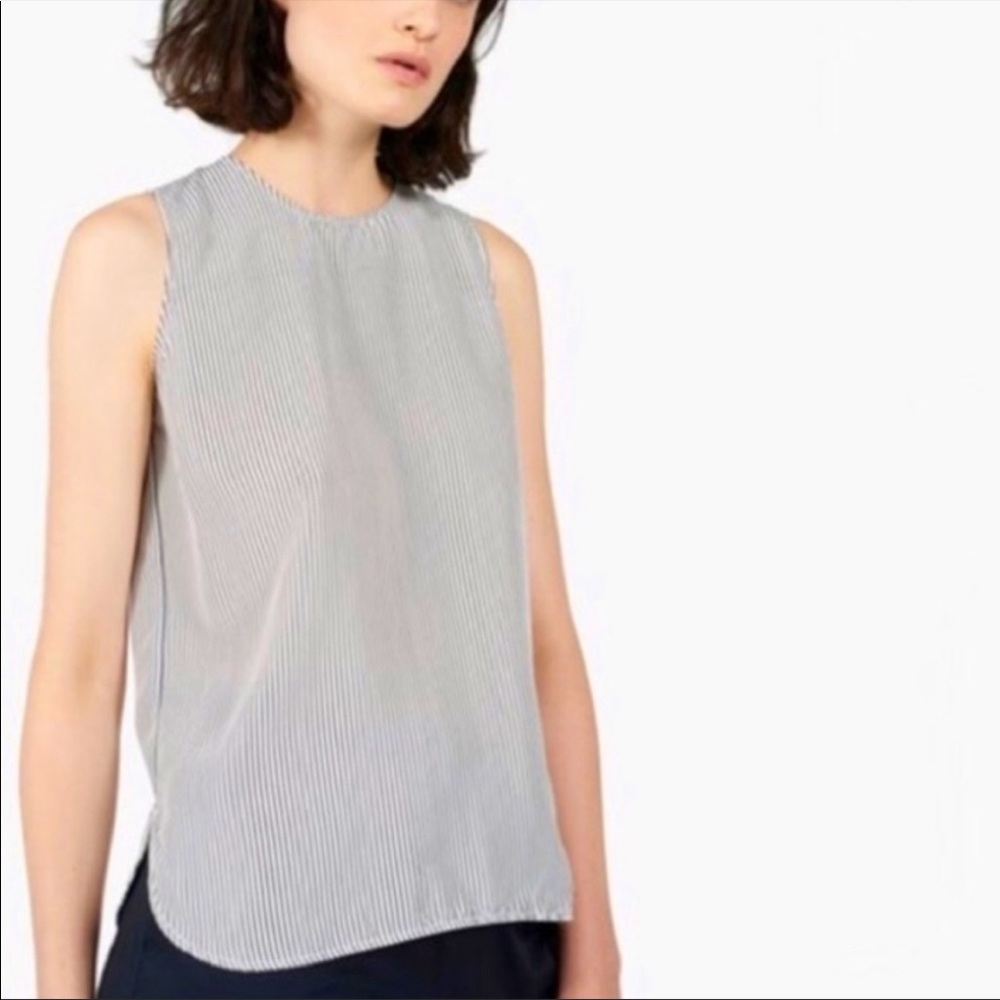 The stripes silk shell $85 - Picture 4 of 5
